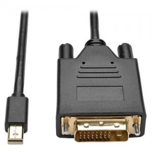 Image of Tripp Lite Mini DisplayPort 1.2 to DVI Adapter Cable Active 3ft