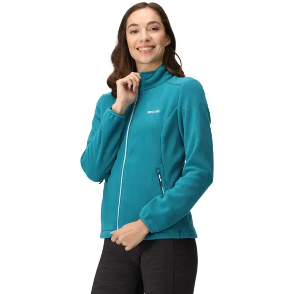 Image of Regatta Womens Floreo IV Full Zip Symmetry Fleece Jacket 12 - Bust 36' (92cm) Glfst(SeaHz) RWA528-DGU-12