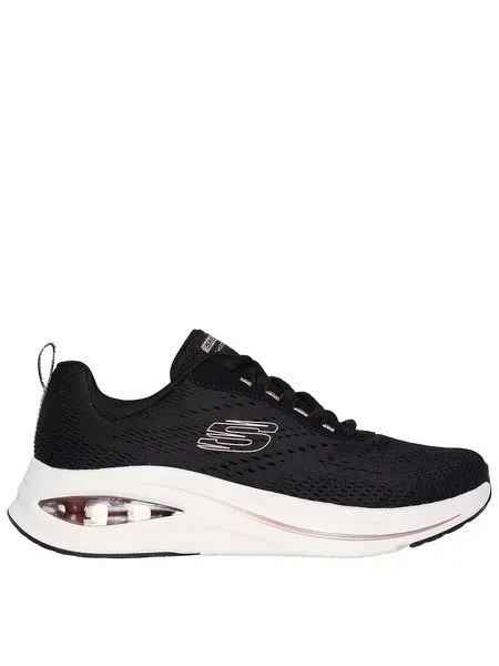 Image of Skechers Womens Air Meta Neutral Air Breathable Trainers UK Size 3 (EU 36) Black Rose Gold SKE2323-BKRG-3