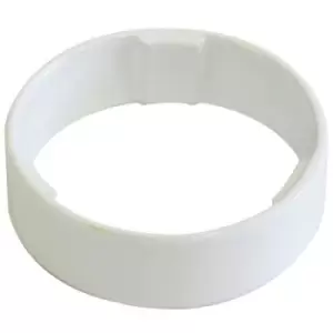 Image of ETC Alloy CNC Headset Spacer White 28.6mm x 5mm