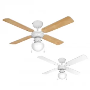 Image of Nimrod 42 Ceiling Fan in White with Reversible Blades
