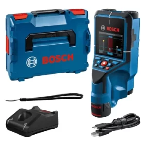 Image of Bosch D-Tect 200 C 12v Professional Cordless Wall Scanner Detector 1 x 2ah Li-ion Charger Case