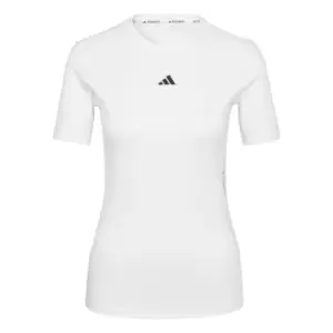 Image of adidas Techfit Training T-Shirt Womens - White
