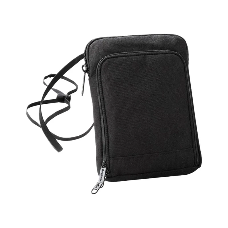 Image of Bagbase Travel Wallet Black unisex