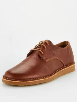 Image of Office Carl Leather Lace Up Shoes - Brown