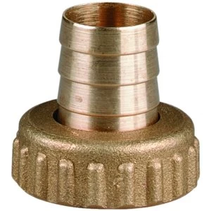 Image of Wickes Brass Union Garden Hose Tap Nut and Tail