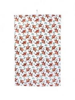 Image of Gisela Graham Gingerbread Men Fabric Tea Towel