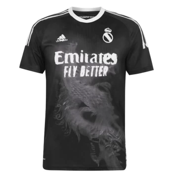 Image of adidas Real Madrid Humanrace FC Shirt - Black/White