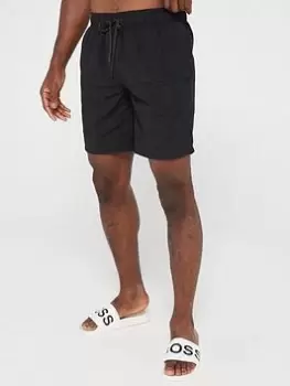 Image of BOSS Whale Swimshort, Black, Size S, Men