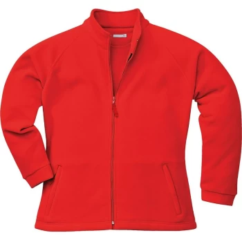 Image of F282RERM - sz M Aran Ladies Fleece - Red - Portwest
