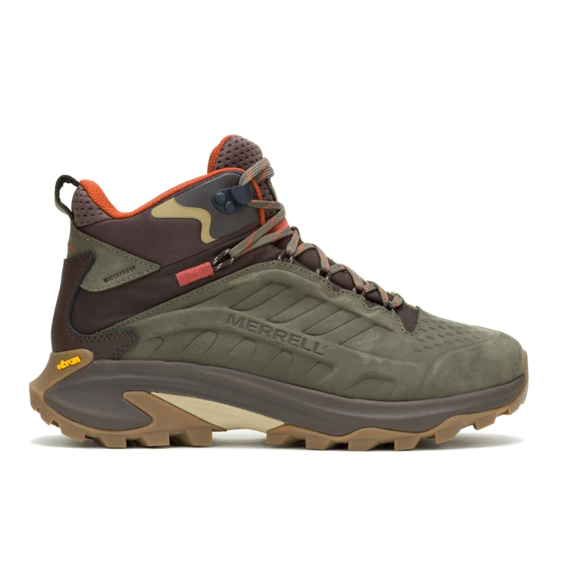 Image of Merrell Moab S 2 Leather Waterproof Hiking Boot Mens Olive male 8 (42)