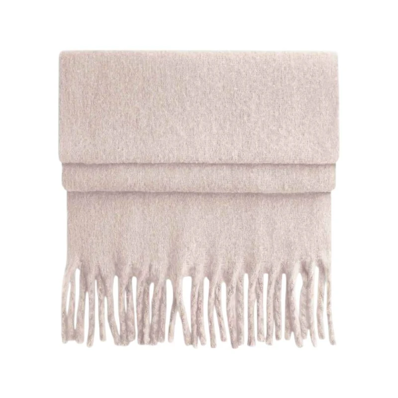 Image of Beechfield Womens Fluffy Scarf in Baby Pink Baby Pink Female One Size