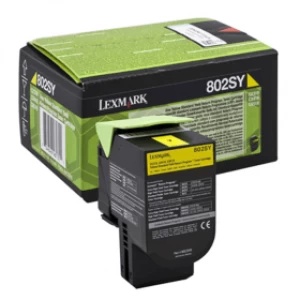 Image of Cartridge People Lexmark 802SY Yellow Laser Toner Ink Cartridge