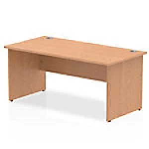 Image of Impulse Panel End 1600 Rectangle Desk Oak