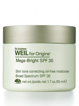 Image of Origins Dr Weil Mega Bright SPF 30 Oil Free Moisturiser