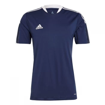 Image of adidas Tiro 21 Training Jersey Mens - Team Navy