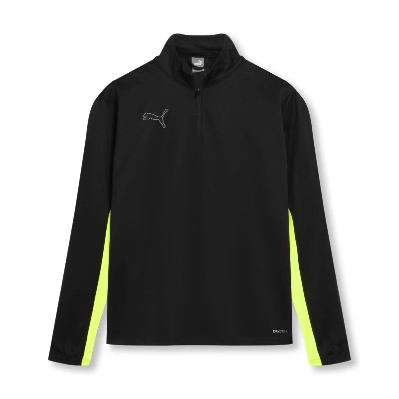 Image of Puma Finesse Performance Quarter Zip Drill Top Mens - Black S