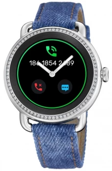 Image of Festina SmarTime Blue Denim Strap Colour Screen Watch