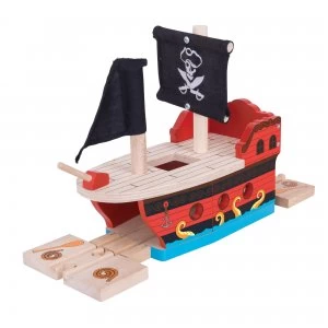 Image of Bigjigs Rail Pirate Galleon