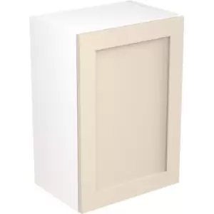 Image of Kitchen Kit Flatpack Shaker Kitchen Cabinet Wall Unit Ultra Matt 500mm in Cashmere MFC
