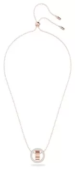 Image of Swarovski 5636500 Hollow Rose-Gold Plated Pendant Necklace Jewellery