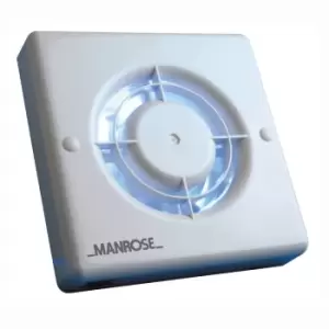 Image of Manrose XF100T 100mm Bathroom Extractor Fan with Timer
