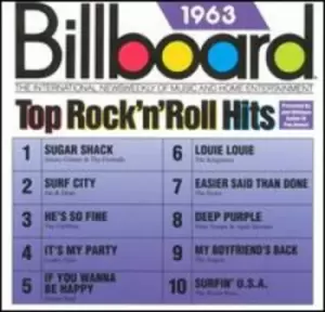 Image of Various Artists - 1963 Billboard Top Rock N Roll Hits CD Album - Used
