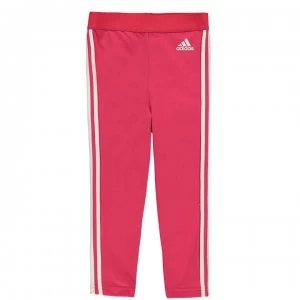 Image of adidas Infants 3stripe Legging - Pink/White