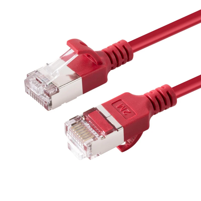 Image of Microconnect V-FTP6A02R-SLIM networking cable Red 2m Cat6a U/FTP (STP