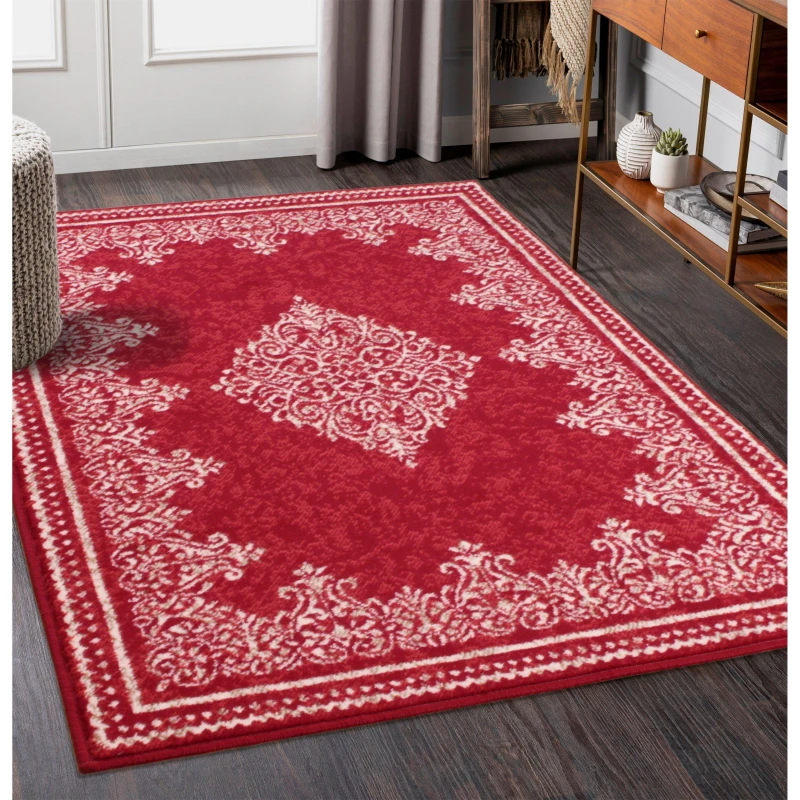 Image of Rugstyle TRADITIONAL POLY DOUGLAS Red unisex 120x160cm
