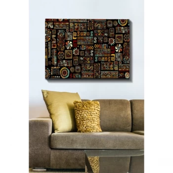 Image of Kanvas Tablo (70 x 100) - 155 Multicolor Decorative Canvas Painting