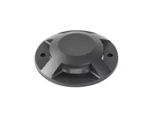 Image of Loth Outdoor LED Recessed Ground Light Black 4x 3W 3000K IP67