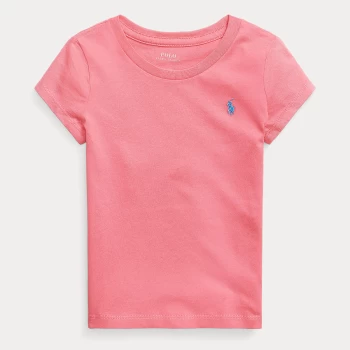 Image of Ralph Lauren Girls Logo T-Shirt - Desert Rose - 12-14 Years