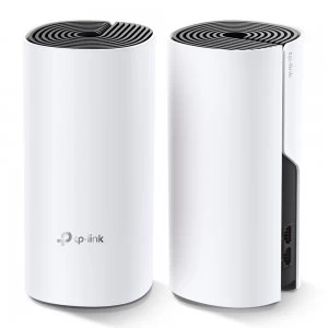 Image of TP Link Deco M4 AC1200 Whole Home Mesh WiFi System (2-Pack) - White