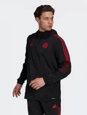 Image of adidas Fc Bayern Tiro Presentation Track Top, Red Size M Men