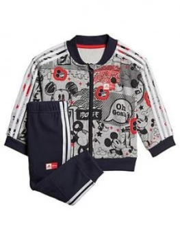 Image of Adidas Infant Disney Mickey Mouse Jogger Set - Grey Heather
