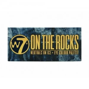 Image of W7 Cosmetics On The Rocks Eye Contour Palette Natural On Ice