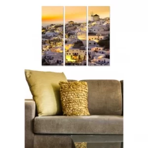 Image of MDF176952950 Multicolor Decorative MDF Painting (3 Pieces)