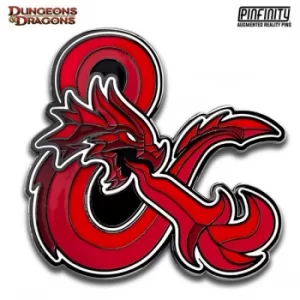 Image of PFDD001 Dungeons & Dragons Dragon Ampersand Augmented Reality Pin