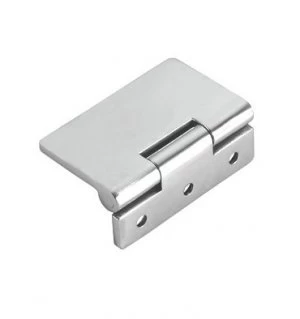 Image of Flush Hinge in Grade 316 Stainless Steel - Open Side