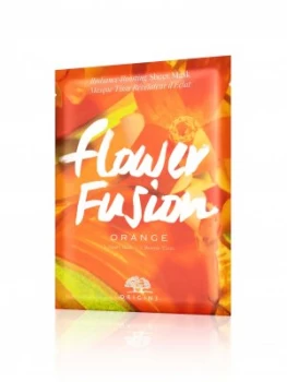 Image of Origins Flower Fusion Orange Flower Sheet Mask Orange
