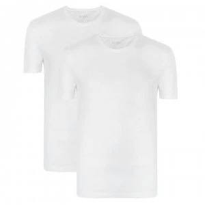 Image of Hugo Boss 2 Pack V-Neck T-Shirts White Size L Men