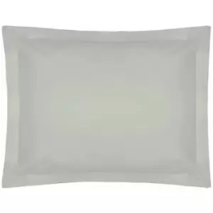 Image of Belledorm Bamboo 300 Thread Count Eco-Friendly Plain Dyed Oxford Pillow Case, Platinum