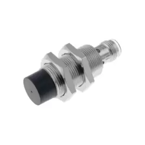 Image of Proximity Sensor, Inductive, Brass-nickel, Short Body, M18, Non-shielded, 10MM, DC, 3-Wire, PNP-NO, M12 Connector