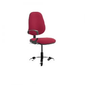 Image of Task Office Chair Eclipse II Lever Wine Fabric With Loop Arms With Hi Rise Draughtsman Kit