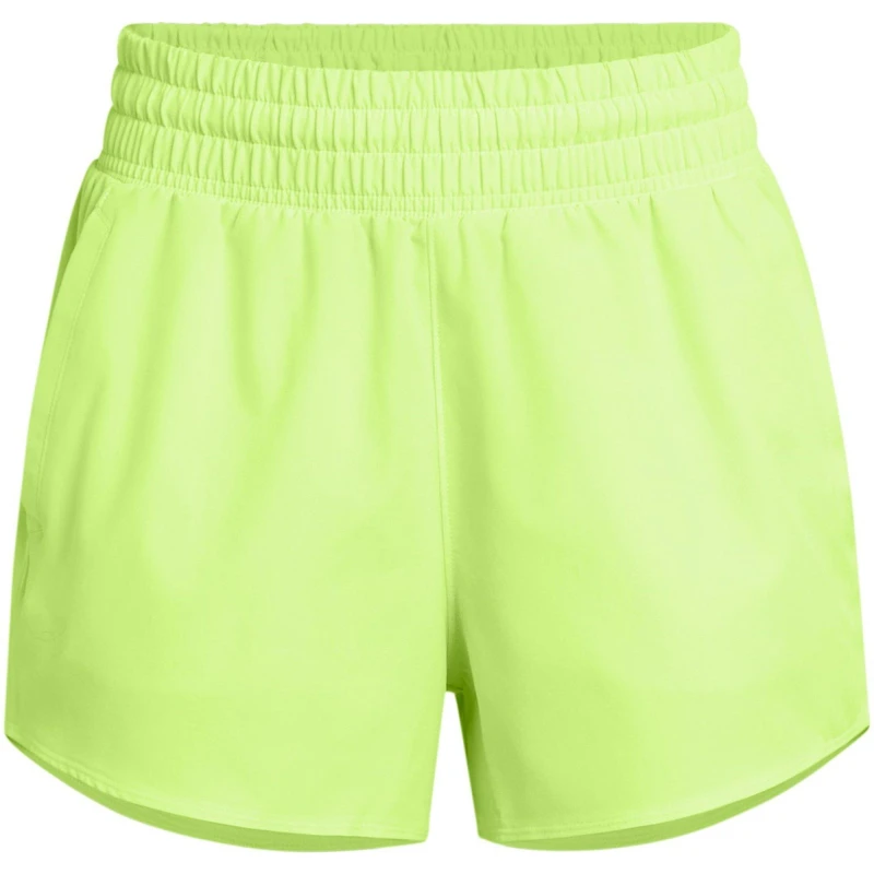 Image of Under Armour Armour Flex Woven Short 3" Gym Womens - Green Green 8