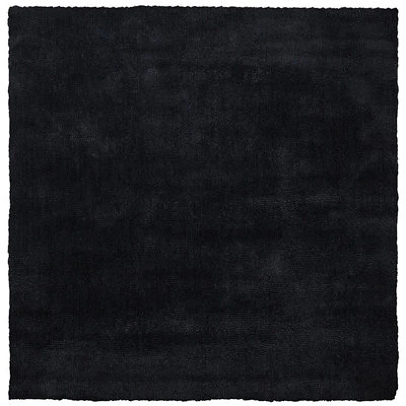 Image of Beliani Shaggygy Rug Demre Black 200 X 200 Cm