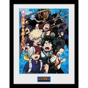 Image of My Hero Academia Season 2 Framed Collector Print