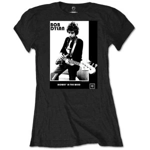 Image of Bob Dylan - Blowing in the Wind Womens Medium T-Shirt - Black
