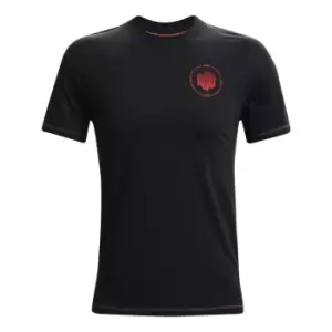 Image of Under Armour Run Short Sleeve T Shirt Mens - Black
